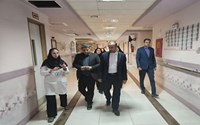 بازدید فرماندار و ریاست دانشکده علوم پزشکی میاندوآب از بیمارستان فاطمه زهرا(س) به مناسبت هفته جوانی جمعیت